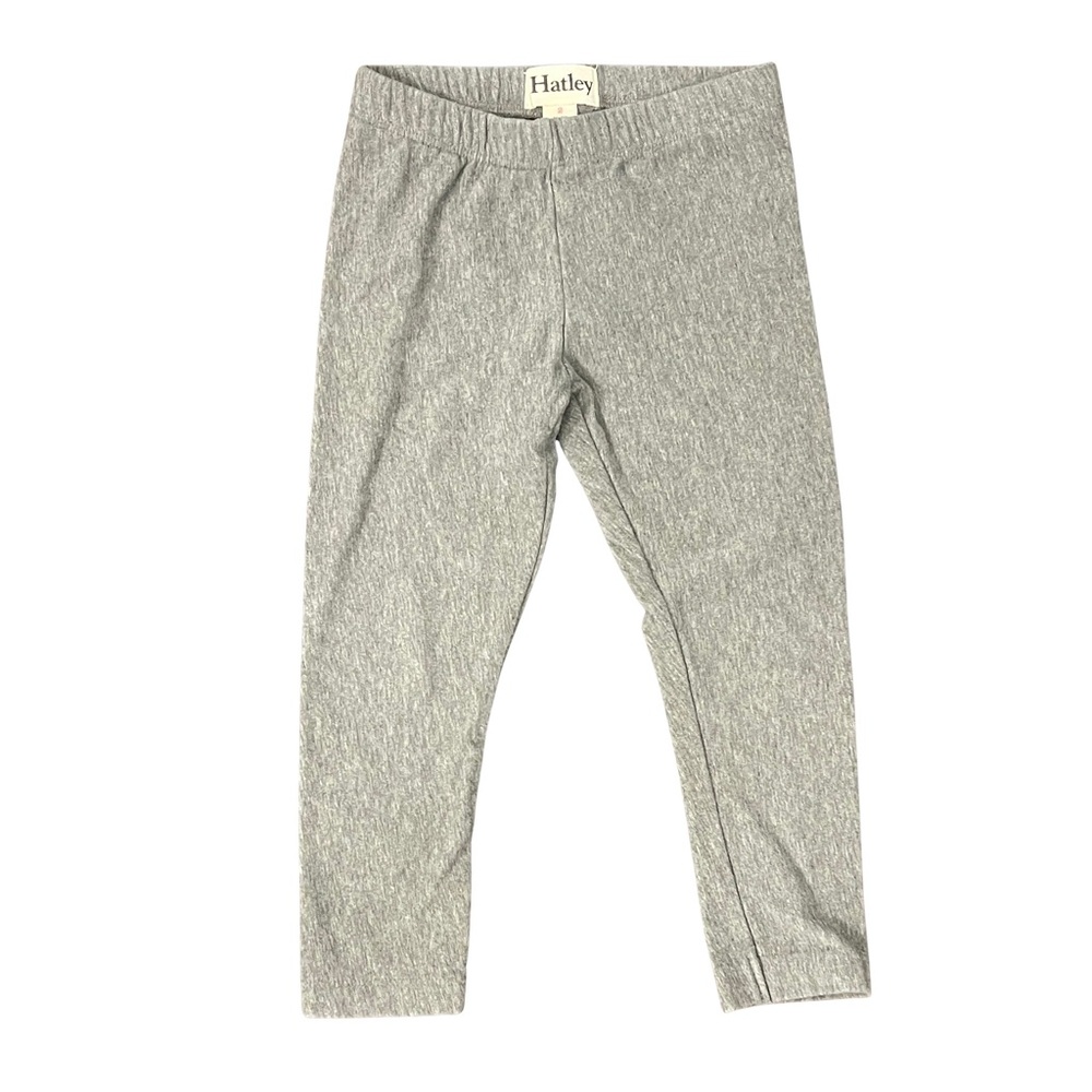 Hatley Heather Gray Kids Leggings